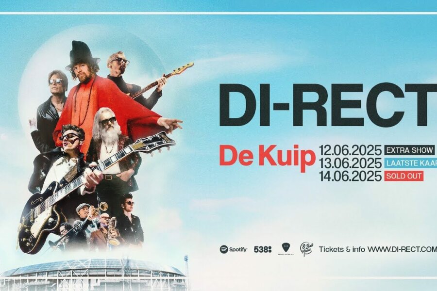 Concerten Di-rect (de Kuip) juni 2025